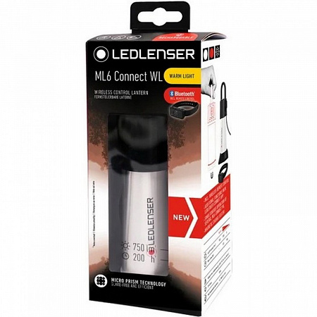 Светодиодный кемпинговый фонарь Ledlenser ML6 Connect WL аккумуляторный - фото Led Lenser (Лед Ленсер)