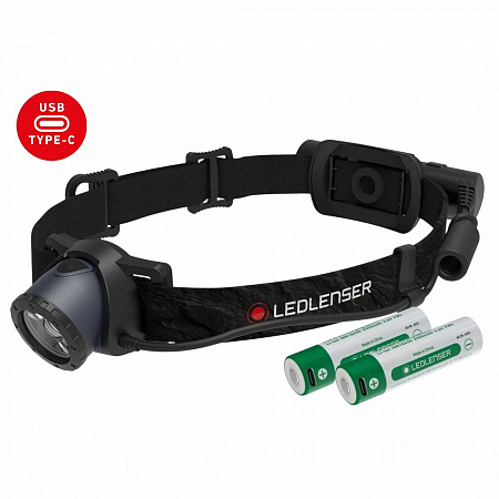 Светодиодный налобный фонарь Ledlenser H8R с 2-мя аккумуляторами - фото Led Lenser (Лед Ленсер)